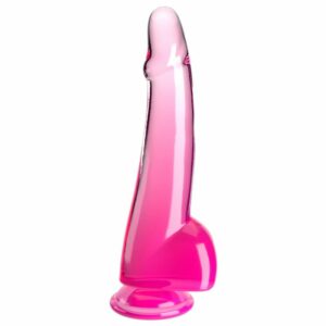 Naturdildo „10“-Cock with Balls“ mit Saugfuß