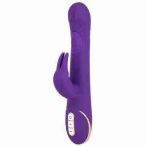 Rabbitvibrator „Quiver“ mit pulsierender Massagekugel im Schaft