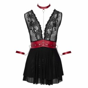 Babydoll mit Bondage-Gürtel und -Halsband